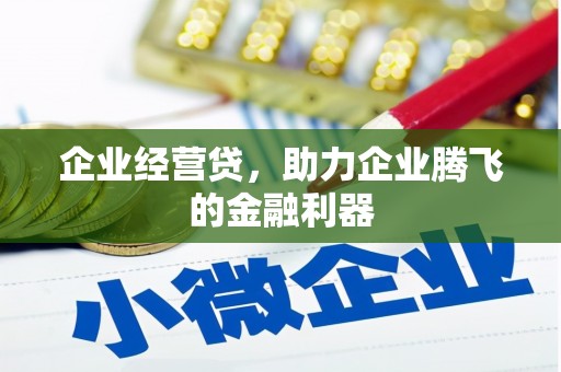 石鼓企业经营贷，助力企业腾飞的金融利器