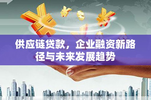 遵化供应链贷款，企业融资新路径与未来发展趋势