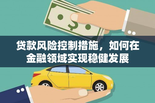 曲麻莱贷款风险控制措施，如何在金融领域实现稳健发展