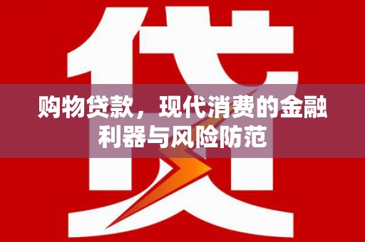邓州购物贷款，现代消费的金融利器与风险防范