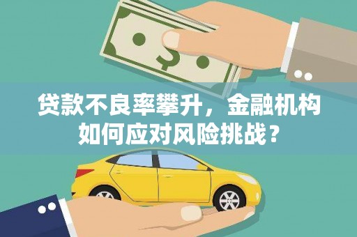 靖边贷款不良率攀升，金融机构如何应对风险挑战？