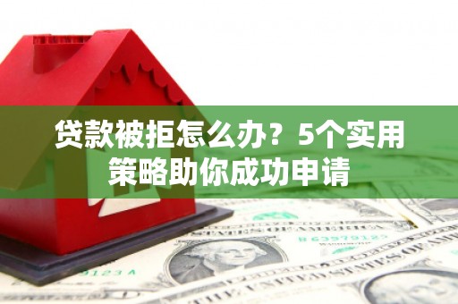 太麻里贷款被拒怎么办？5个实用策略助你成功申请