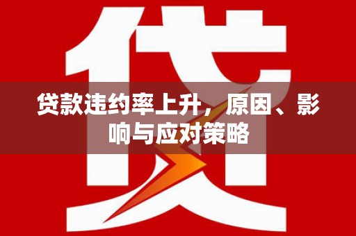 龙城贷款违约率上升，原因、影响与应对策略