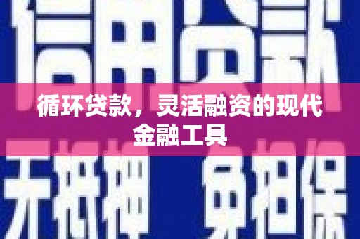 河曲循环贷款，灵活融资的现代金融工具