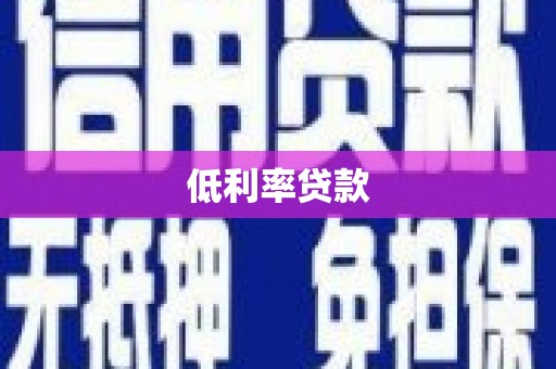 元长低利率贷款