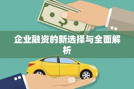 乌拉特中旗企业融资的新选择与全面解析